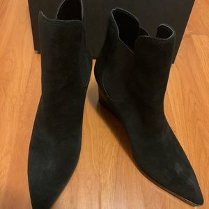 Kendall+Kylie Black Suede Boots